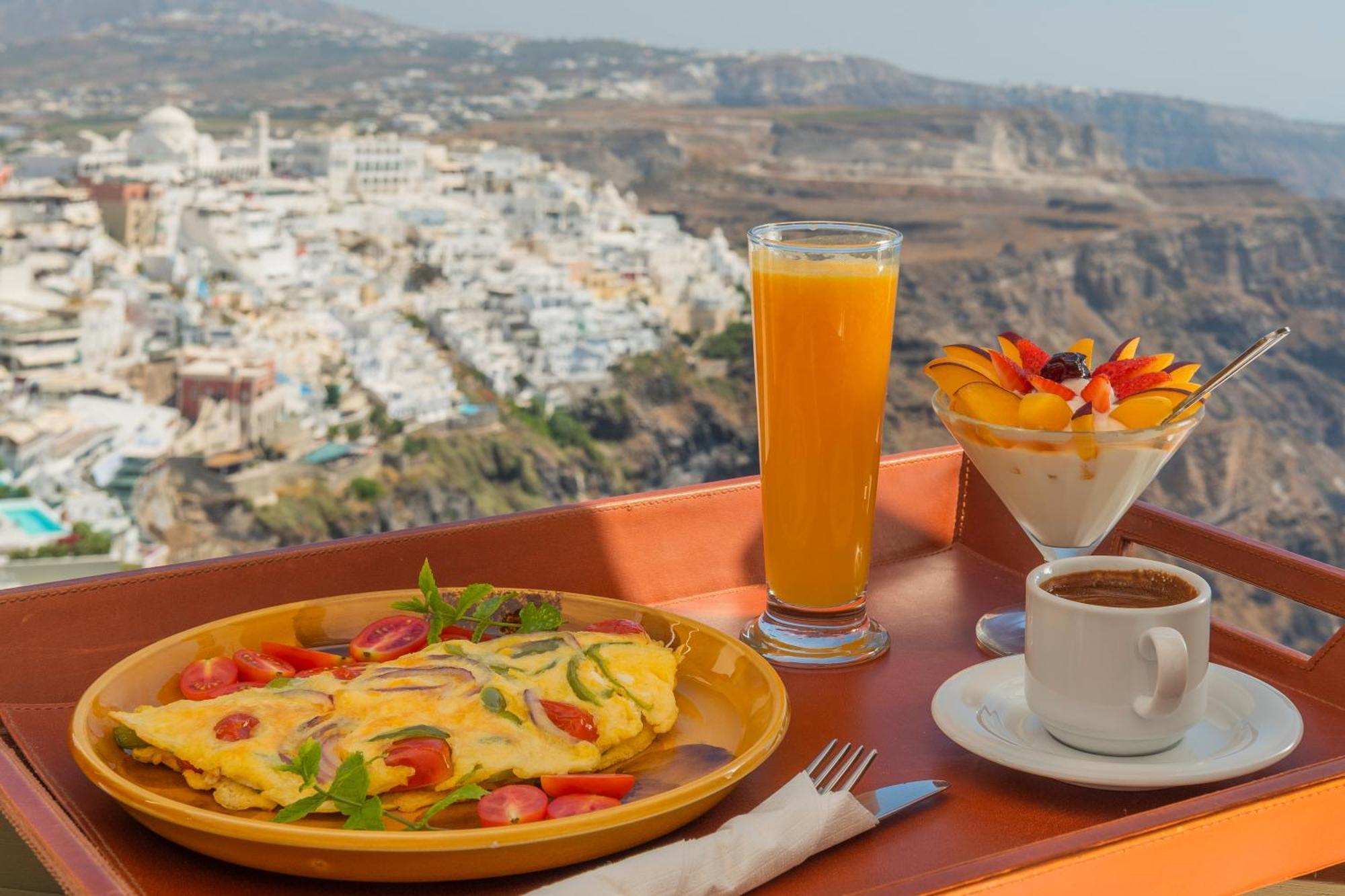 Anthos Caldera Suites Firá Buitenkant foto